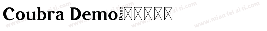 Coubra Demo字体转换